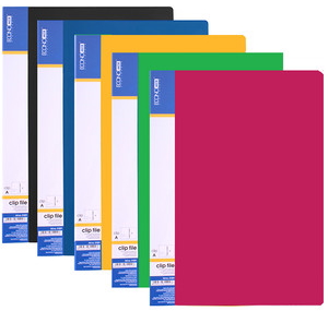 Папка-швидкозшивач А4 з пружинним механізмом Economix CLIP A Light, асорті,E31207