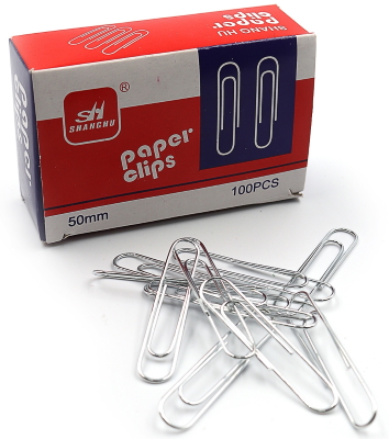 2217-50-2N Скріпки канц. 50мм, цинк, 100шт.