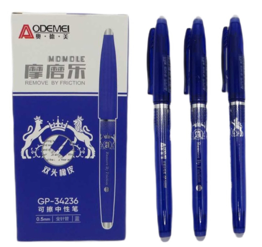 GP-34236 Ручка гелева що стирається након.-голка 0,5мм, син.