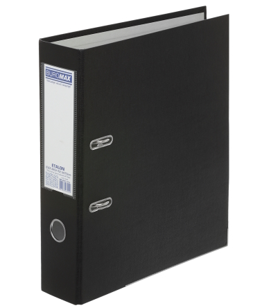 Реєстратор одност. ETALON А4, 70/75 мм, (внутр./зовн.) збірний, чорний, BM.3015-01c