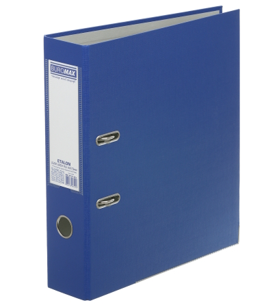 Реєстратор одност. ETALON А4,  70/75 мм (внутр./зовн.), збірний, синій, BM.3015-02c