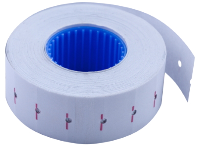 Цінник 22*12мм (1000шт, 12м), прямокутний, внутрішня намотка, білий BM.281101-12