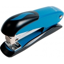 Зшивач №24/6, 26/6 Economix, до 20 арк., метал. корпус, синій,E40238