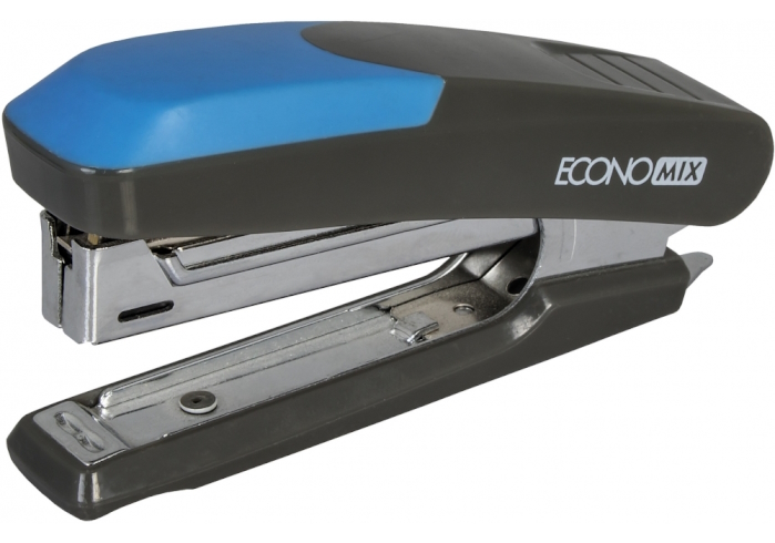Зшивач №10 Economix, до 12 арк., пласт. корпус, гумова вставка, E40280
