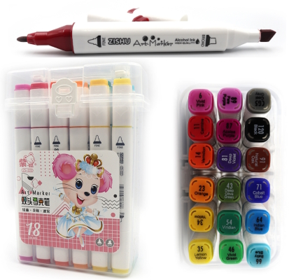 222-18 Набір скетч маркерів пласт уп. 