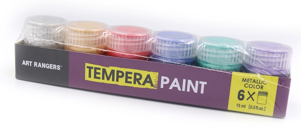 PT23.06015.A Фарба 6кольор* 15ml TEMPERA Metallic ART RANGERS 15ML L03.WX.PT23.06015.A