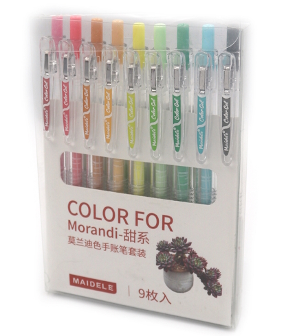 9009A Набір гел ручок моранді 