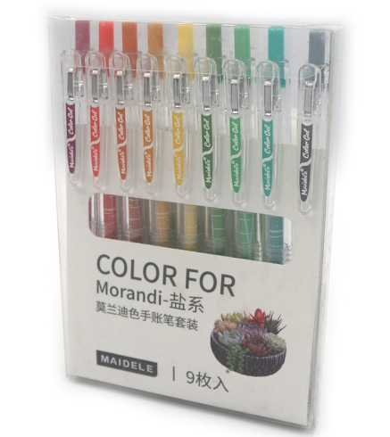 9009B Набір гел ручок моранді 