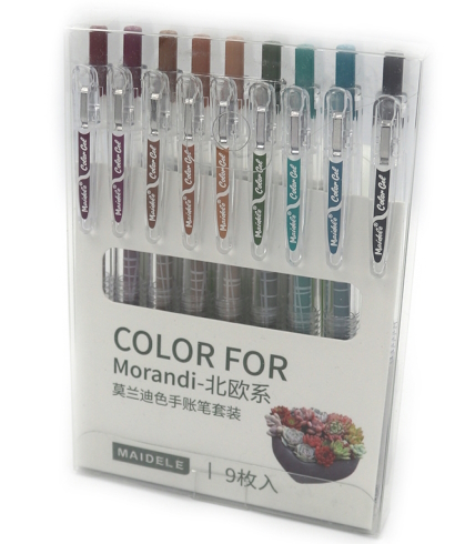 9009D Набір гел ручок моранді 