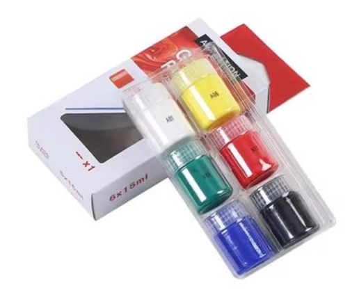 GAS0615 Набір фарб для скла Art Nation 15 мл*6 кол.+ 1 пензлик 1шт/этик