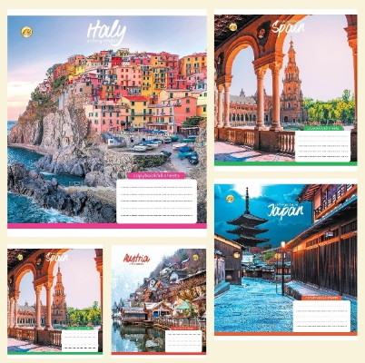 Зошит 18 арк. клітинка Люкс ТЕ11224 Місто, 20/480 5к.