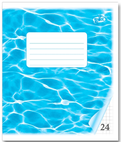 Зошит 24арк #оф.фоновий ТВ-52