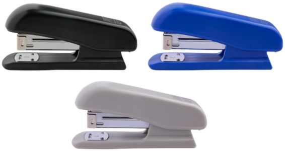 Степлер пластиковий, 20арк, (скоби №24, 26), 105х31х55мм, BM.4212