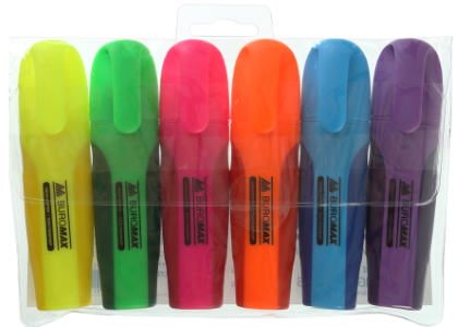 Комплект з 6-х флуор. текст-маркерів, BM.8904-94