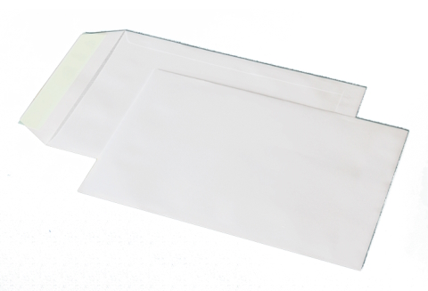 Конверт С4 (229х324мм) білий СКЛ з вн. друком (термоупаковка),4041_50