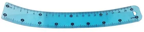 Лінійка 20см ПВХ гнучка, AS-0247, К-9085м