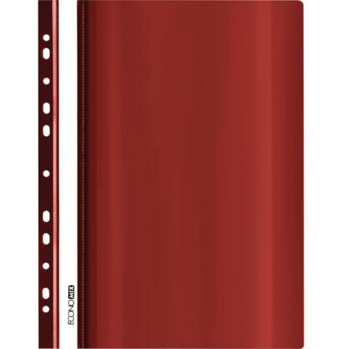 Папка-швидкозшивач А4 Economix з перфорацією, фактура 