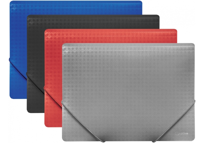 Папка пластикова  А4 на гумках Optima, фактура 