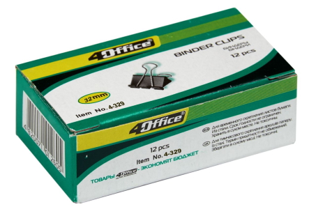 Бiндер 32мм.12шт.4-329.4OFFICE