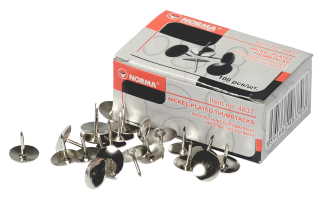 Кнопки 100шт.нiкель 4837.NORMA