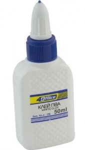 Клей ПВА з дозатором 50мл, 4-356, 4OFFICE