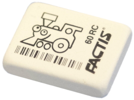 CNF60RC Гумка прямокутна біл.