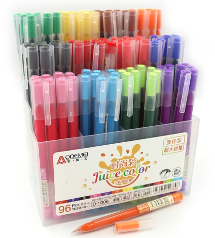 D-1006 Ручка гелева Aodemei 2000m 0,5мм, уп. PVC