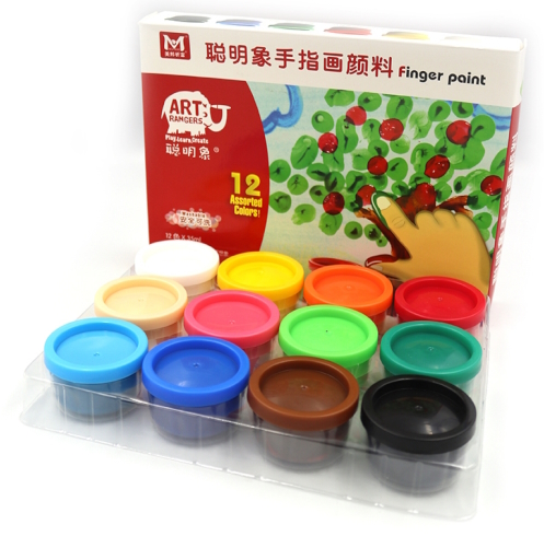 RFC1235 Фарби для пальців 12кол. * 35мл, 1шт / етик.