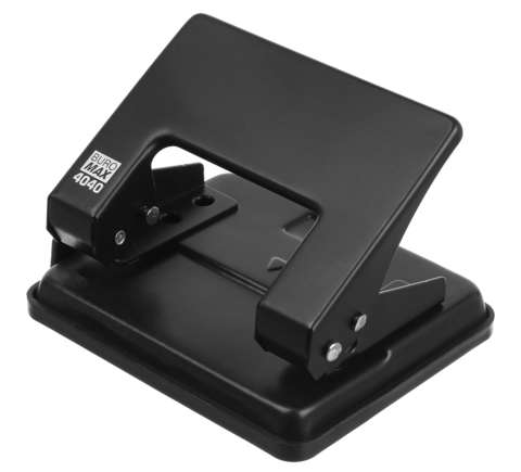 Діркопробивач металевий JOBMAX (до 20арк.), чорний, BM.4040-01