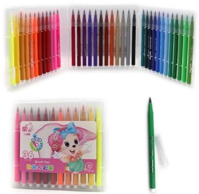 215-36  Набір фломастер-пензлик  пласт уп.