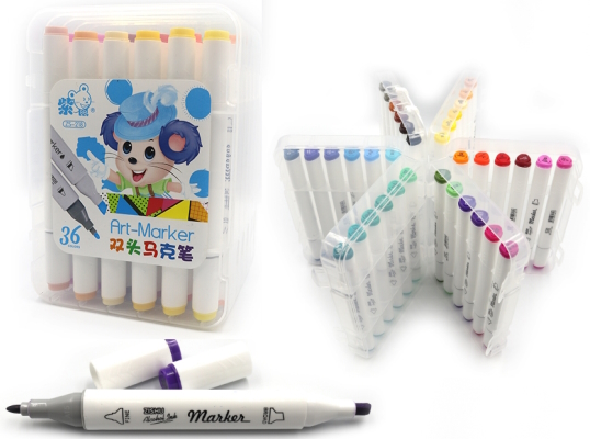 218-36 Набір скетч маркерів  пласт уп.