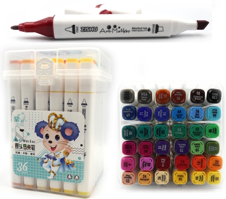 222-36 Набір скетч маркерів  пласт уп.