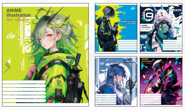 Зошит 18арк.оф.=ТВ-108 №2414 Манга