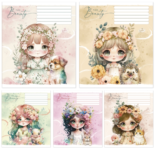 Зошит 12арк.оф.#ТВ-107 №2402 Маленька ледi