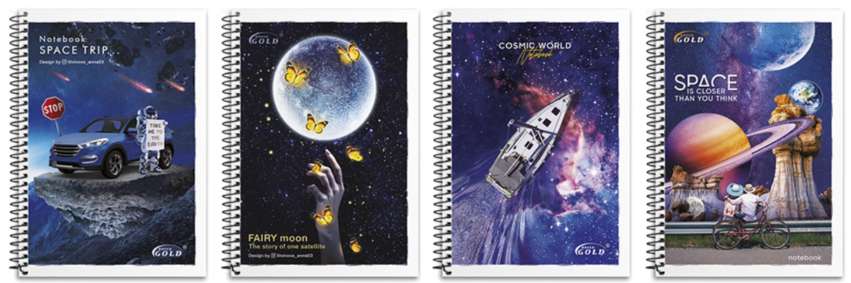 Блокнот бок.спір. ф-А6  48арк.# 