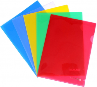 Папка-куточок А5 Economix, 180 мкм, фактура 