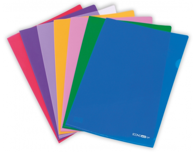 Папка-куточок А4 Economix Light, 120 мкм, фактура 