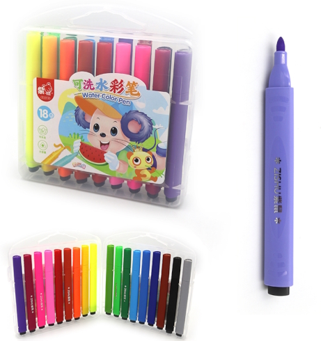 204-18 Набір фломастерів трикутн. корп. 