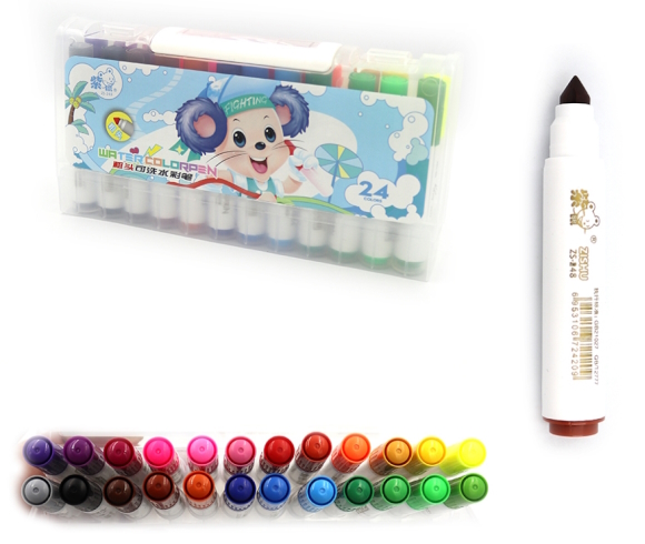 248-24 Набір фломастерів  95мм товстий нак.