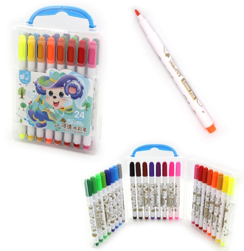 ZS-206-24 Набір фломастерів тонк 125мм washable 