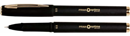 Ручка гелева OPTIMA PRIMA 0,5 мм, чорна, O15638-01