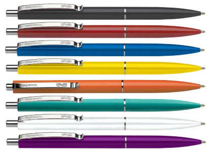 Ручка кулькова автомат. SCHNEIDER K15 0,7 мм. Корпус асорті, пише синім, S3080