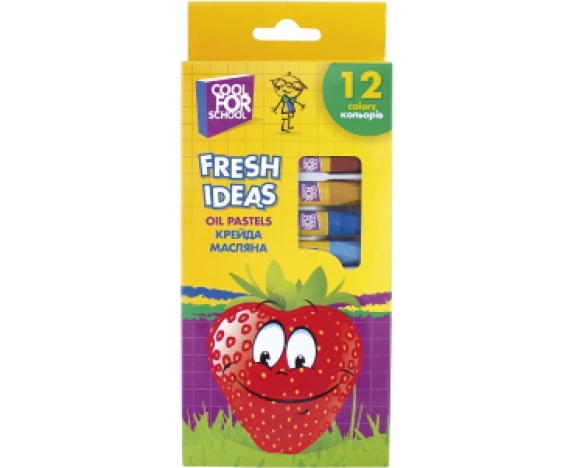 Крейда масляна Fresh Ideas, 12 кольорів CF60708