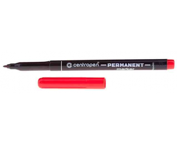 Маркер Permanent 1мм червоний 2536, Centropen