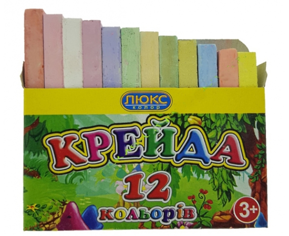 Крейда кольрова_12кол. квадр. № КК1412(912) 