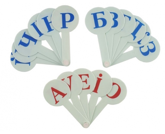 Веер букв укр 