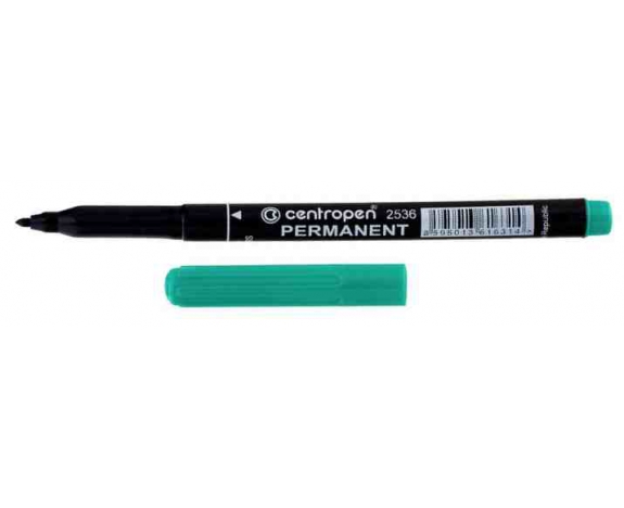 Маркер Permanent 2536 зелений, Centropen