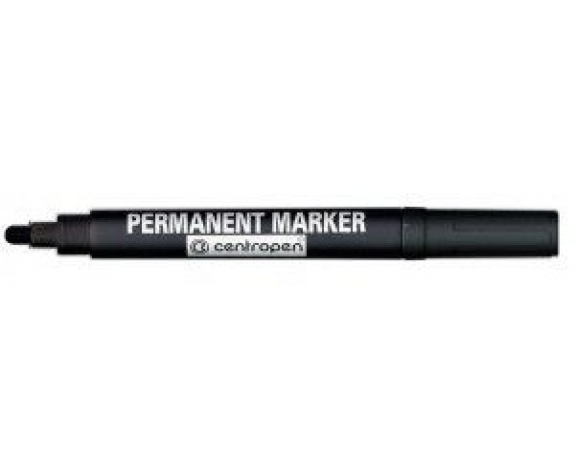 Маркер Permanent  8510 2,5мм,чорн.,кругл.невисих.14 дн., Centropen