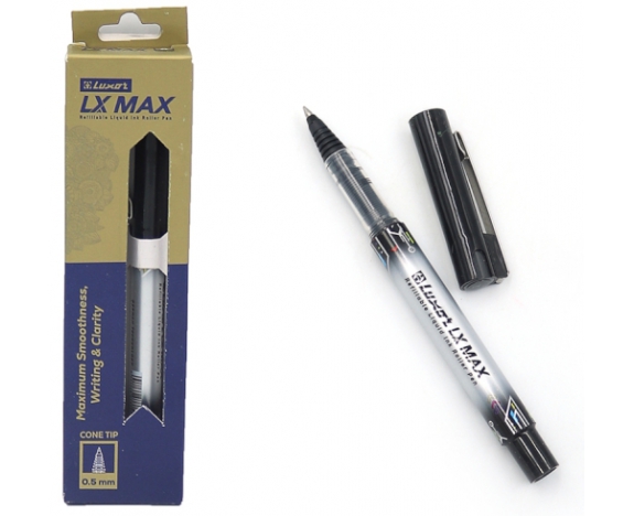 11101 Роллер Luxor LX MAX CONE TIP, чорн.инд.упаковк 1шт/єтик