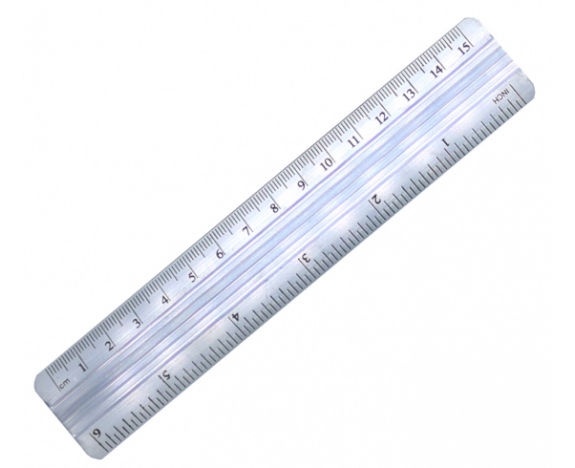 DSCN3115-15 Лінійка алюм. 15см, OPP, 1шт./етик.
